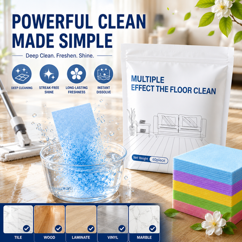 Multi-Effect Floor Cleaning Sheets