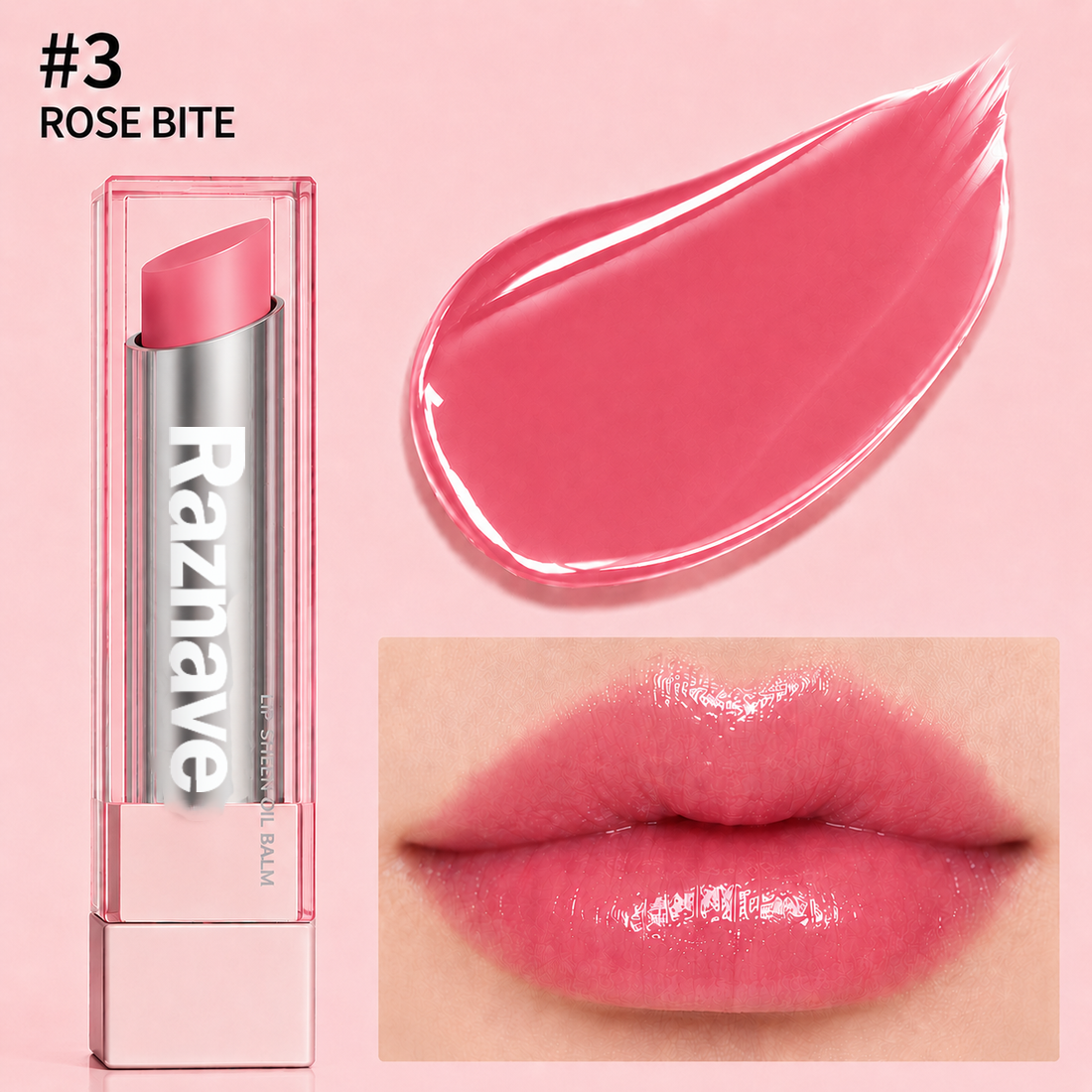 Last Day Buy 1 Get 1 Free | Raznave GLOW VEIL LIP SHEEN OIL BALM