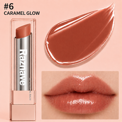 Last Day Buy 1 Get 1 Free | Raznave GLOW VEIL LIP SHEEN OIL BALM