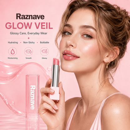 Last Day Buy 1 Get 1 Free | Raznave GLOW VEIL LIP SHEEN OIL BALM