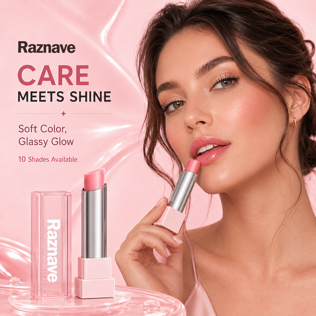 Last Day Buy 1 Get 1 Free | Raznave GLOW VEIL LIP SHEEN OIL BALM