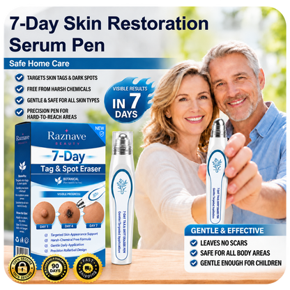Raznave®7-Day Skin Tag & Spot Eraser, Painless Scar-Free Imperfection Removal Rollerball Pen