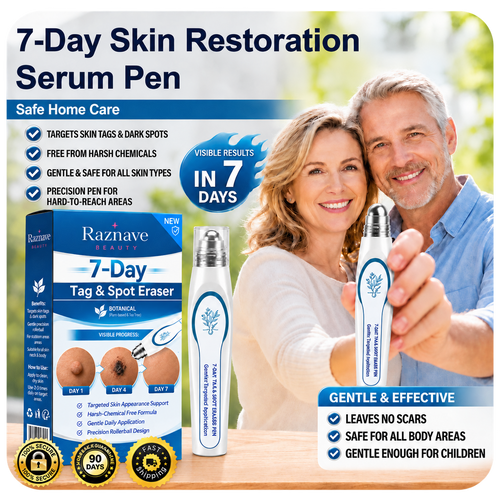 Raznave®7-Day Skin Tag & Spot Eraser, Painless Scar-Free Imperfection Removal Rollerball Pen