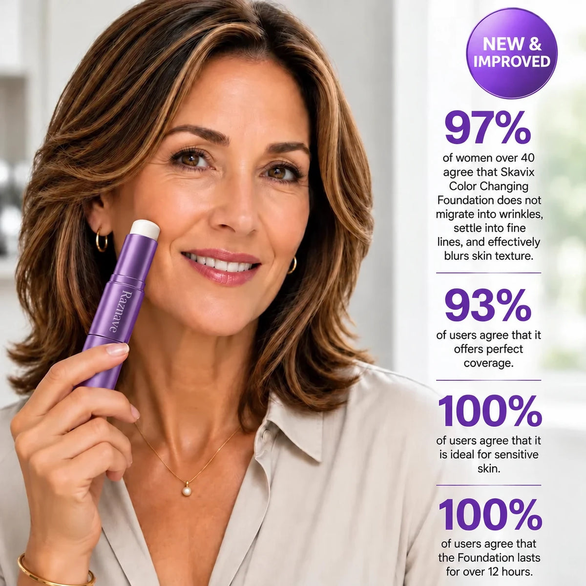 Changing Foundation Stick – The stick that makes mature skin glow again