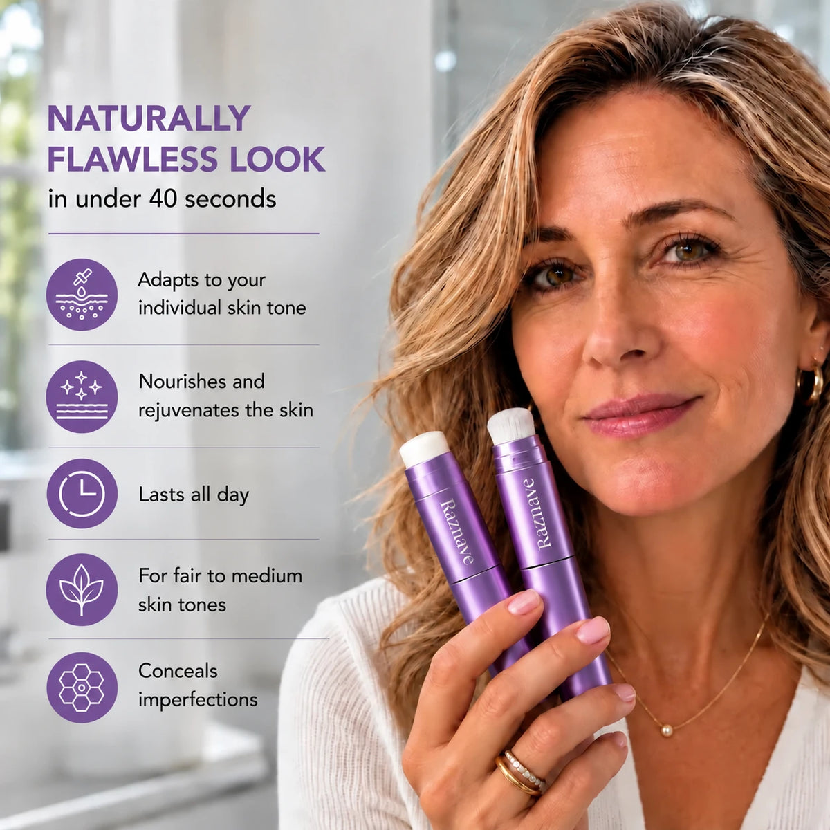 Changing Foundation Stick – The stick that makes mature skin glow again