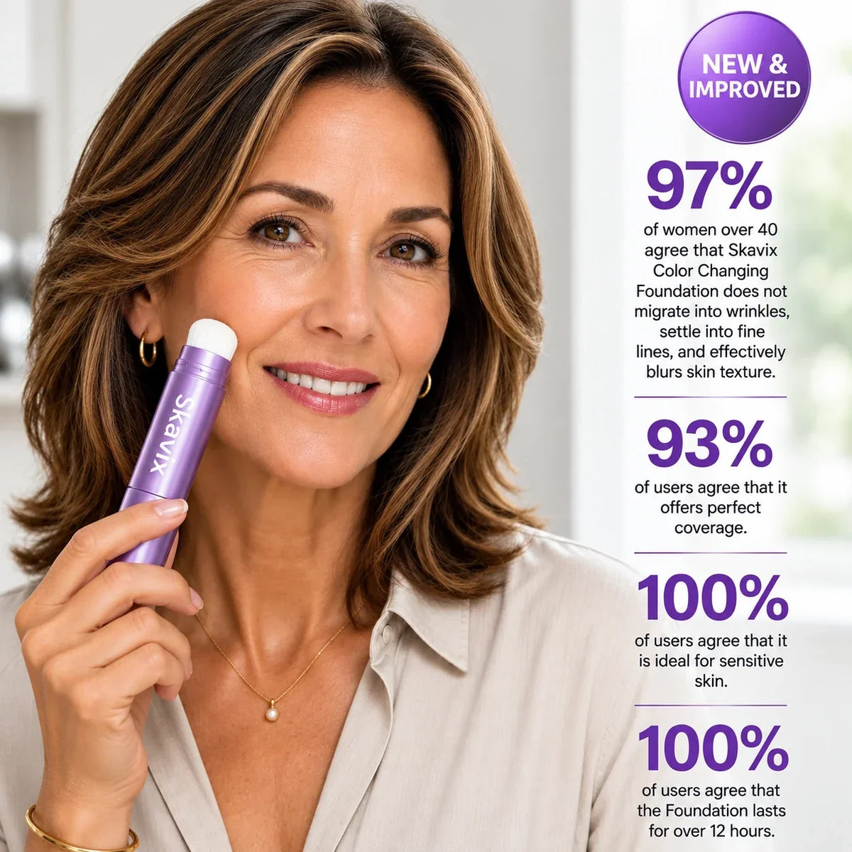 Changing Foundation Stick – The stick that makes mature skin glow again fuben