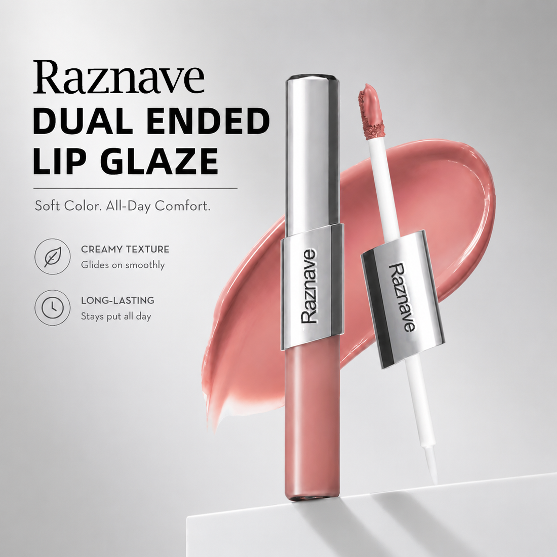 Perfect Twin Lip — Dual-Ended Liquid Lipstick with Velvet Matte Color and Glossy Shine